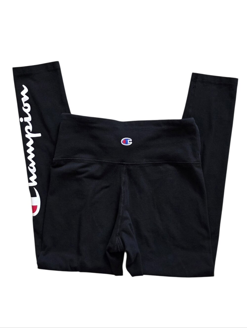 Champion Medium Black High Waisted Athletic Workout Yoga Lounge Leggings